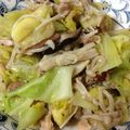 mamukana's cooksnap of when they made ご飯が進む！キャベツとツナ炒め.