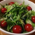 nokkorin's cooksnap of when they made ポン酢＋ごま油＋塩＆レタスで簡単サラダ.