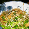 ここま's cooksnap of when they made 油揚げと小松菜の炒めもの.