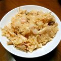 ひろちぃ14's cooksnap of when they made ガーリック風味☆きのこの炊き込みご飯.
