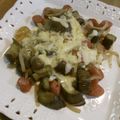 3姉妹ちゃんママ's cooksnap of when they made 茄子とウインナーのチーズ炒め.