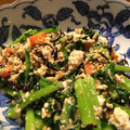 achamonmon's cooksnap of when they made かき菜の胡麻白和え.