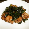 through111's cooksnap of when they made 鶏肉＆ほうれん草の炒めもの✫.