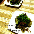 もりn's cooksnap of when they made 焼きナスと雑魚の和え物.
