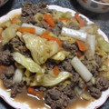 キャロライン藤元's cooksnap of when they made 簡単★焼肉のたれで牛肉の野菜炒め.