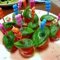 Ｒinanana's cooksnap of when they made ピンチョス♪ミニカプレーゼ.