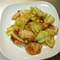 しゃぼん玉's cooksnap of when they made 塩麹で♪ささみとキャベツの甘味噌炒め.