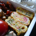 ゆいランラン's cooksnap of when they made かにかまと青じそとねぎの卵焼き☆.