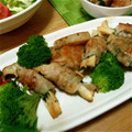 たるこちゃん's cooksnap of when they made 豚肉のエノキと大葉巻き.