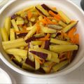 ∞らら∞'s cooksnap of when they made お弁当のおかず★人参と薩摩芋の塩きんぴら.