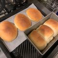 Michika's cooksnap of when they made 初心者でも手ごねで簡単♡ふわふわ食パン♡.