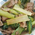 ☆サエ★'s cooksnap of when they made 牛肉と小松菜炒め.