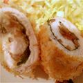 bearchame's cooksnap of when they made 鶏ささみの梅しそロールカツ.