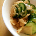 押忍番長's cooksnap of when they made ✿きゅうりの穂先メンマ和え✿.