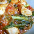 ちょこmmみんと's cooksnap of when they made 鶏肉と小松菜のトマトあんかけご飯♪.