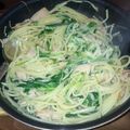 かみわかめ's cooksnap of when they made ささっと美味しい！水菜のパスタ.
