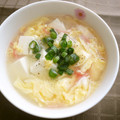 pyonpoco's cooksnap of when they made ふわとろスープdeあったまろ～.