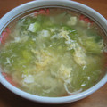 じゃがママ's cooksnap of when they made レタスの卵とじスープ.
