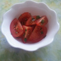 azai's cooksnap of when they made トマトと大葉の和風あえ❀.