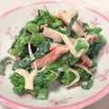 とみ家's cooksnap of when they made 菜の花＆カニカマのわさびマヨネーズ和え.