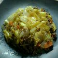 ぁゅち's cooksnap of when they made キャベツと合いびき肉のピリ辛炒め☆.