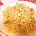 なっつあん's cooksnap of when they made アボカドとトマトとえびのクリームパスタ.