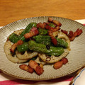 yucca**'s cooksnap of when they made 蓮根・ししとう・ベーコンのペペロン炒め.
