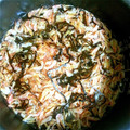 なきのまる's cooksnap of when they made 塩こんぶと桜えびだけ！超簡単炊き込みご飯.