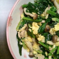 ゆずるてぃ's cooksnap of when they made しめじとほうれん草の卵炒め.
