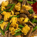 ame-ikuru's cooksnap of when they made 牛肉といんげんのふんわり卵炒め.