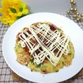 mamaRD's cooksnap of when they made ハマる美味さ♡豆腐と白菜のお好み焼き♡.