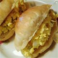 鈴ピヨ's cooksnap of when they made ロールパンで魅惑のタマゴサンド☆.