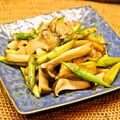 ちべターリー's cooksnap of when they made アスパラとエリンギのガーリック炒め.