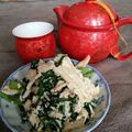 さくさくキッチン's cooksnap of when they made 腐竹拌香菜（湯葉の香り菜あえ）.