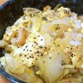 アメショのリョウちん's cooksnap of when they made ちくわ玉子丼.