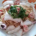 かぴこかぴ's cooksnap of when they made ＊シーフードとたらこのスパゲティ＊.