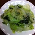 さちまー's cooksnap of when they made レタスとワカメの塩ごまサラダ.