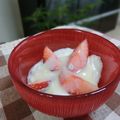 ぽっぽぺぺ's cooksnap of when they made いちごみるくヨーグルト.