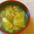 vsatov's cooksnap of when they made きゃべつと豚肉のポン酢スープ.