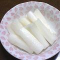 kakekonkon's cooksnap of when they made 母から教えてもらった甘酢大根♪.