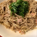 caruga's cooksnap of when they made お蕎麦を使って♪超簡単で美味しい！和風パスタ.