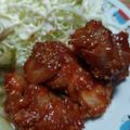 キャラメグ♪'s cooksnap of when they made 鶏肉のゴマケチャップ★.