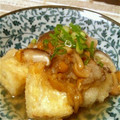 福福弐番館's cooksnap of when they made なめことえのきのみぞれ餡♡揚げだし揚げ餅.
