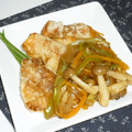 ちー（・＿・）'s cooksnap of when they made 赤魚の竜田揚げ＊野菜甘酢餡かけ.