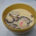 ゅぃ♂mama's cooksnap of when they made しいたけ、カニカマ、茶碗蒸し.