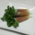 ☆shizu's cooksnap of when they made 巻くだけ！生ハムかいわれ巻き！.