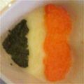 かずみ04's cooksnap of when they made 離乳食　ひな祭りの菱餅風お粥.