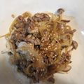 yobibaa's cooksnap of when they made 牛肉のコチュマヨ炒め.