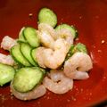 Marrietty's cooksnap of when they made お弁当に＊海老と胡瓜のサラダ＊.