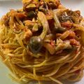 まりっぺ's cooksnap of when they made あさりとチーズのトマトソースパスタ.